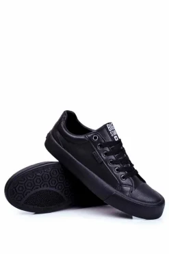 Best Trampki Męskie Big Star Czarne GG174082 Męskie Trampki Męskie Big Star|Trampki Niskie