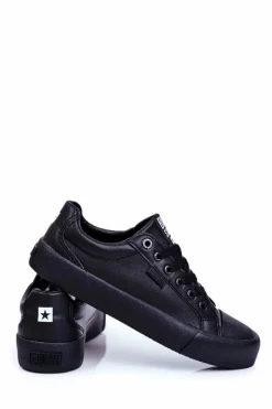 Best Trampki Męskie Big Star Czarne GG174082 Męskie Trampki Męskie Big Star|Trampki Niskie