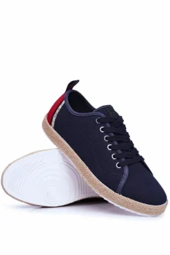 Hot Trampki Męskie Big Star Espadryle Granatowe FF174154 Męskie Trampki Męskie Big Star|Trampki Niskie