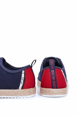 Hot Trampki Męskie Big Star Espadryle Granatowe FF174154 Męskie Trampki Męskie Big Star|Trampki Niskie
