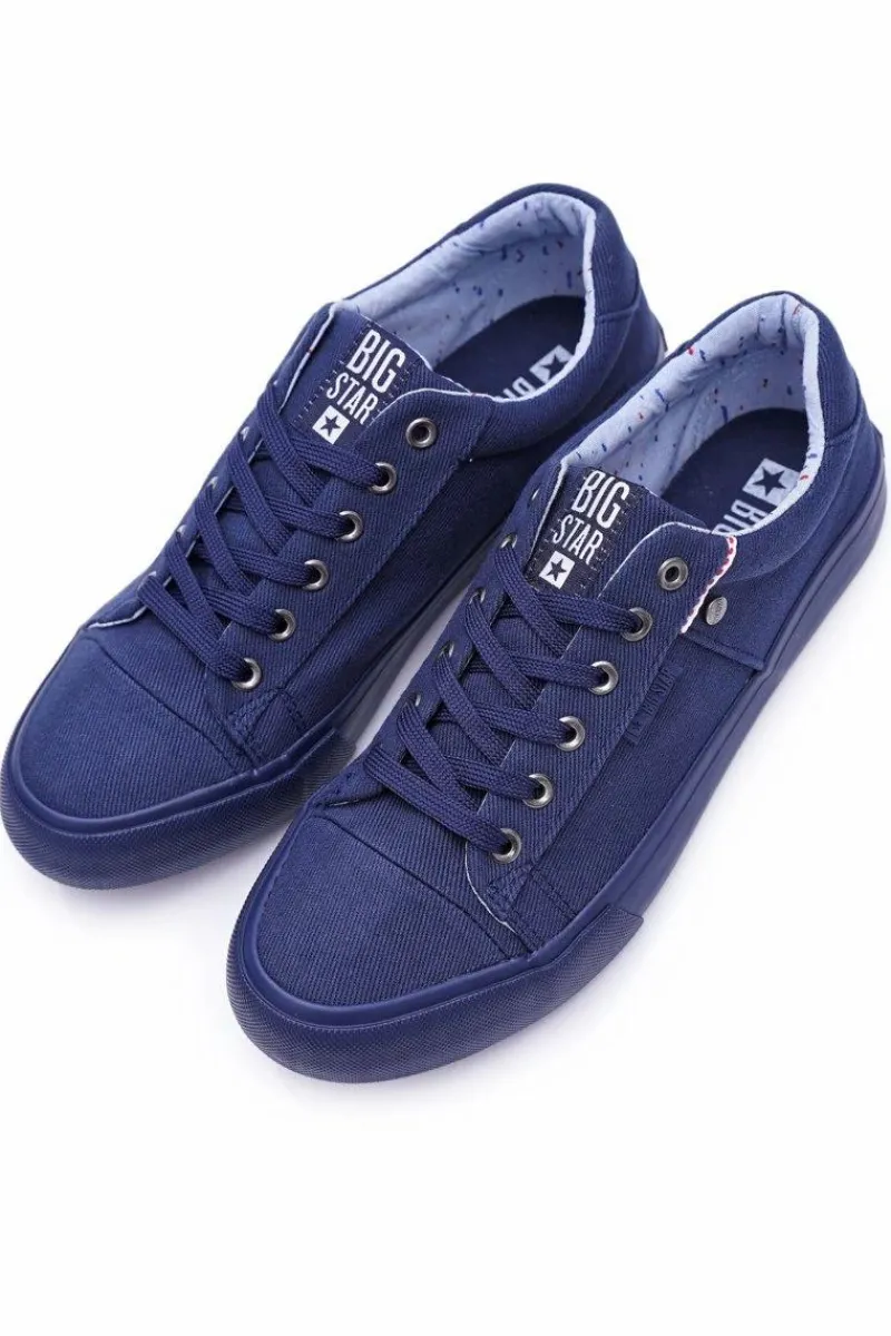 Big Star Shoes Trampki Męskie Big Star Granatowe AA174094