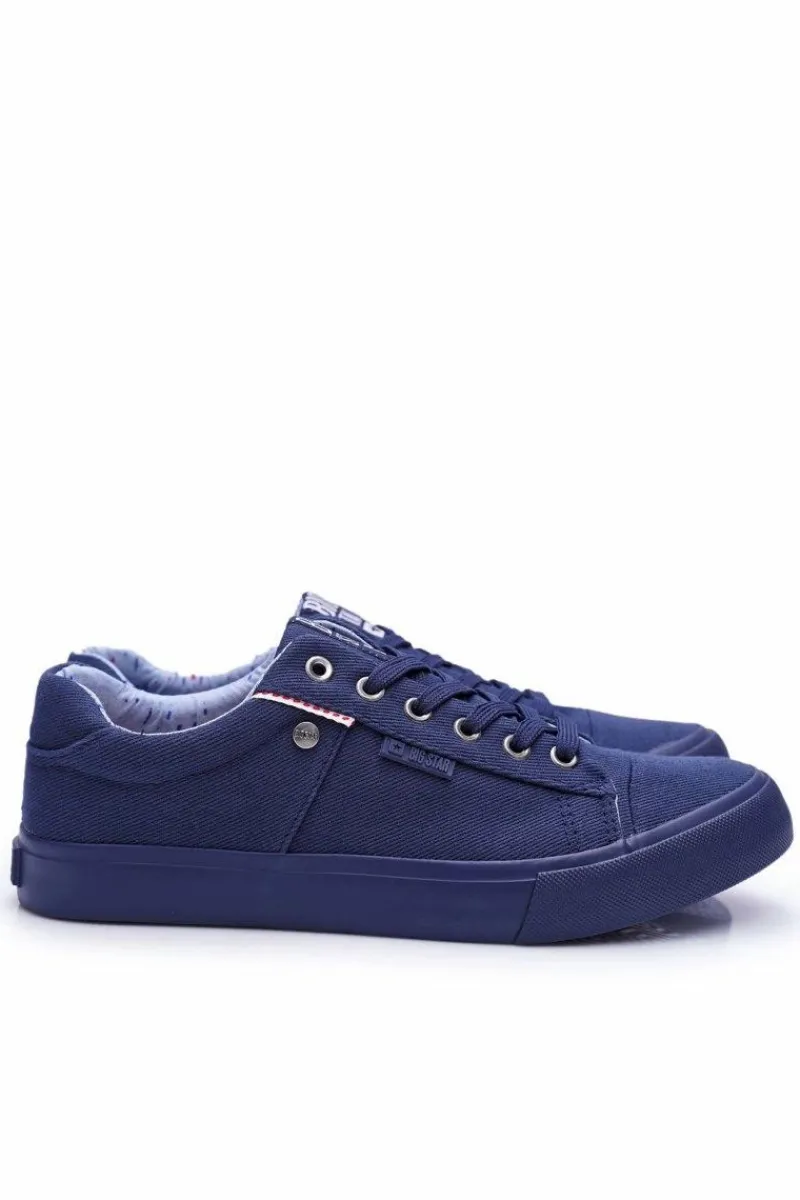 Big Star Shoes Trampki Męskie Big Star Granatowe AA174094