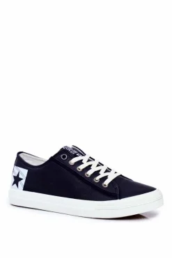 Trampki Męskie Big Star|Trampki Niskie>Big Star Shoes Trampki Męskie Big Star Granatowe EE174159