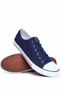 Big Star Shoes Trampki Męskie Big Star Granatowe DD174270