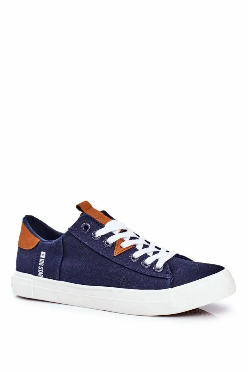 Trampki Męskie Big Star|Trampki Niskie>Big Star Shoes Trampki Męskie Big Star Granatowe FF174313