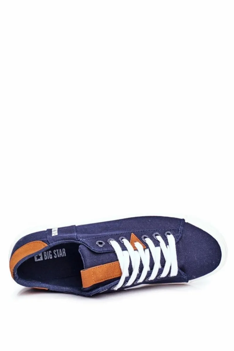 Trampki Męskie Big Star|Trampki Niskie>Big Star Shoes Trampki Męskie Big Star Granatowe FF174313