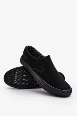 Sale Big Star Shoes Trampki Męskie Big Star LL174066 Czarne