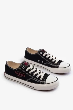 Discount Big Star Shoes Trampki Męskie Big Star NN174056 Czarne Czarny