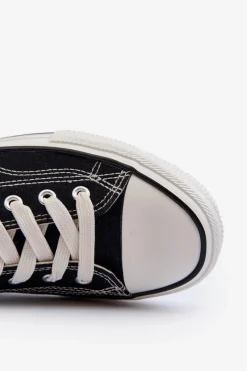 Discount Big Star Shoes Trampki Męskie Big Star NN174056 Czarne Czarny