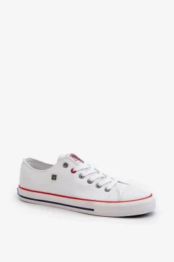 Trampki Męskie Big Star|Trampki Niskie>Big Star Shoes Trampki Męskie Big Star NN174301 HI-POLY SYSTEM Białe Biały