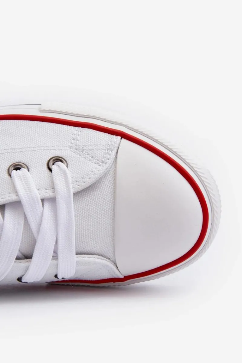 Trampki Męskie Big Star|Trampki Niskie>Big Star Shoes Trampki Męskie Big Star NN174301 HI-POLY SYSTEM Białe Biały