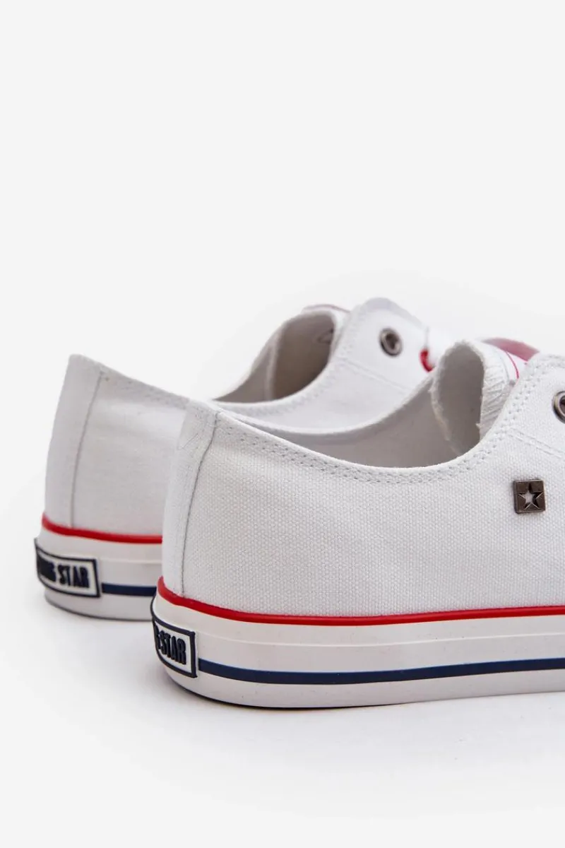 Trampki Męskie Big Star|Trampki Niskie>Big Star Shoes Trampki Męskie Big Star NN174301 HI-POLY SYSTEM Białe Biały