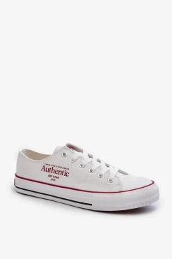 Trampki Męskie Big Star|Trampki Niskie>Big Star Shoes Trampki Męskie Big Star NN174057 Białe Biały