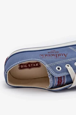 Trampki Męskie Big Star|Trampki Niskie></noscript>Big Star Shoes Trampki Męskie Big Star NN174060 e Niebieski