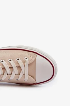 Outlet Trampki Męskie Big Star NN174058 Beżowe Męskie Trampki Męskie Big Star|Trampki Niskie