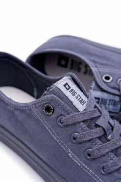 Clearance Trampki Męskie Big Star Szare FF174335 Męskie Trampki Męskie Big Star|Trampki Niskie