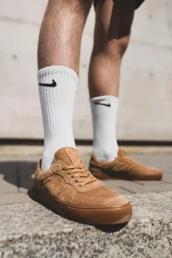 Best Big Star Shoes Trampki Męskie Big Star Zamszowe Beżowe EE174361