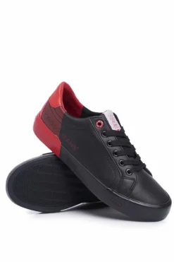 Trampki Męskie Cross Jeans>Cross Jeans Trampki Męskie Czarne EE1R4046C