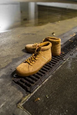 Trampki Męskie Cross Jeans|Trampki Wysokie></noscript>Cross Jeans Trampki Męskie Wysokie Skóra Zamsz Camel EE1R4054C