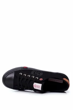 Trampki Męskie Cross Jeans></noscript>Cross Jeans Trampki Męskie Czarne FF1R4054C