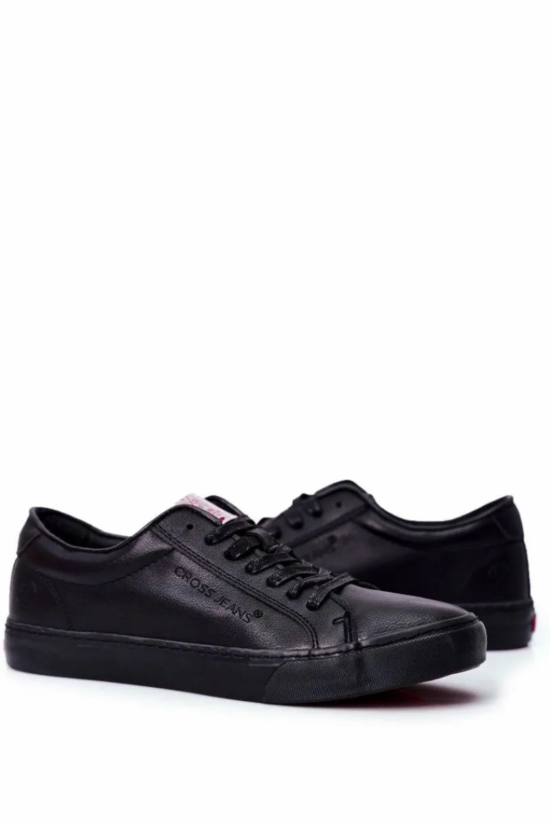 Discount Cross Jeans Trampki Męskie Czarne FF1R4034C