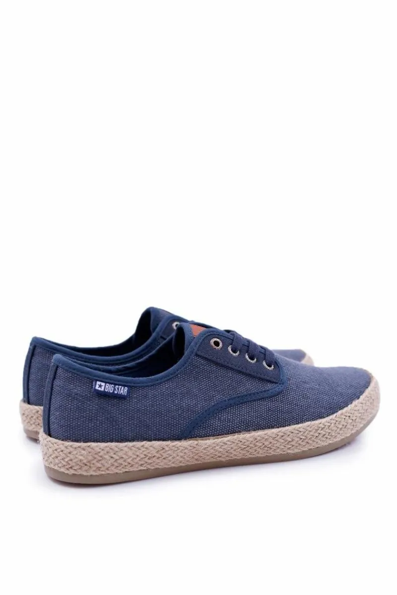 Clearance Trampki Męskie Espadryle Big Star Granatowe DD174174 Męskie Trampki Męskie Big Star|Trampki Niskie