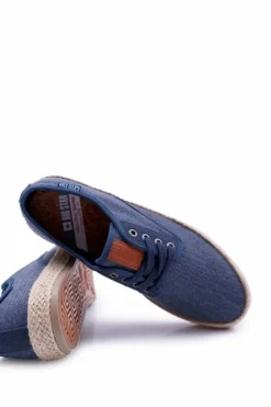 Clearance Trampki Męskie Espadryle Big Star Granatowe DD174174 Męskie Trampki Męskie Big Star|Trampki Niskie