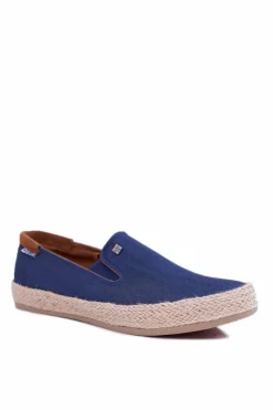 Hot Trampki Męskie Espadryle Big Star Granatowe DD174246 Męskie Trampki Męskie Big Star|Trampki Niskie