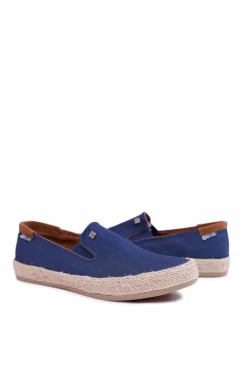 Hot Trampki Męskie Espadryle Big Star Granatowe DD174246 Męskie Trampki Męskie Big Star|Trampki Niskie