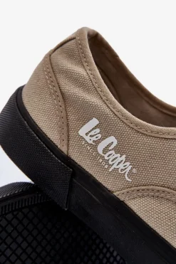 Outlet Trampki Męskie LCW-24-02-2149 Beżowe Męskie Trampki Niskie|Trampki Męskie Niskie