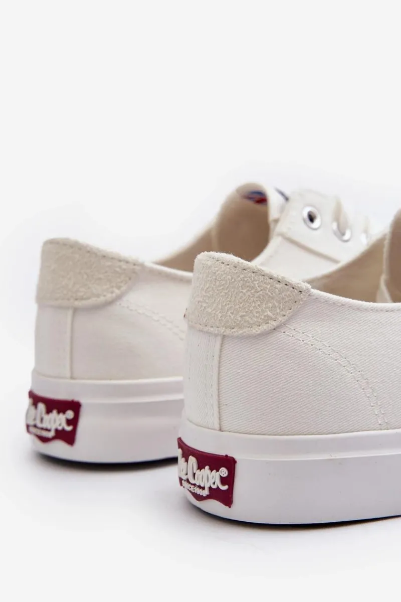 Sale Trampki Męskie LCW-24-02-2143 Białe Męskie Trampki Niskie|Trampki Męskie Niskie