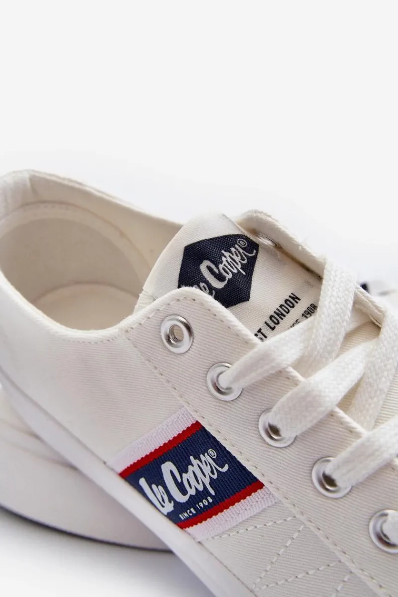 Sale Trampki Męskie LCW-24-02-2143 Białe Męskie Trampki Niskie|Trampki Męskie Niskie