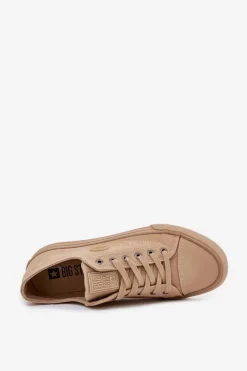 Trampki Męskie Big Star|Trampki Niskie></noscript>Big Star Shoes Trampki Męskie Materiałowe Big Star RR174337 Beżowe