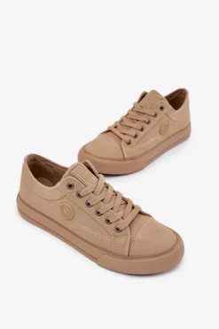 Trampki Męskie Big Star|Trampki Niskie></noscript>Big Star Shoes Trampki Męskie Materiałowe Big Star RR174337 Beżowe