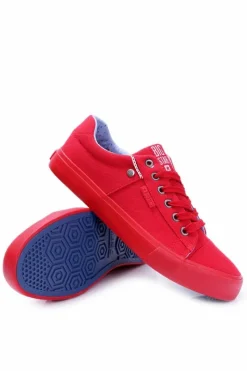 Trampki Męskie Big Star|Trampki Niskie>Big Star Shoes Trampki Męskie Niskie Big Star Czerwone AA174093