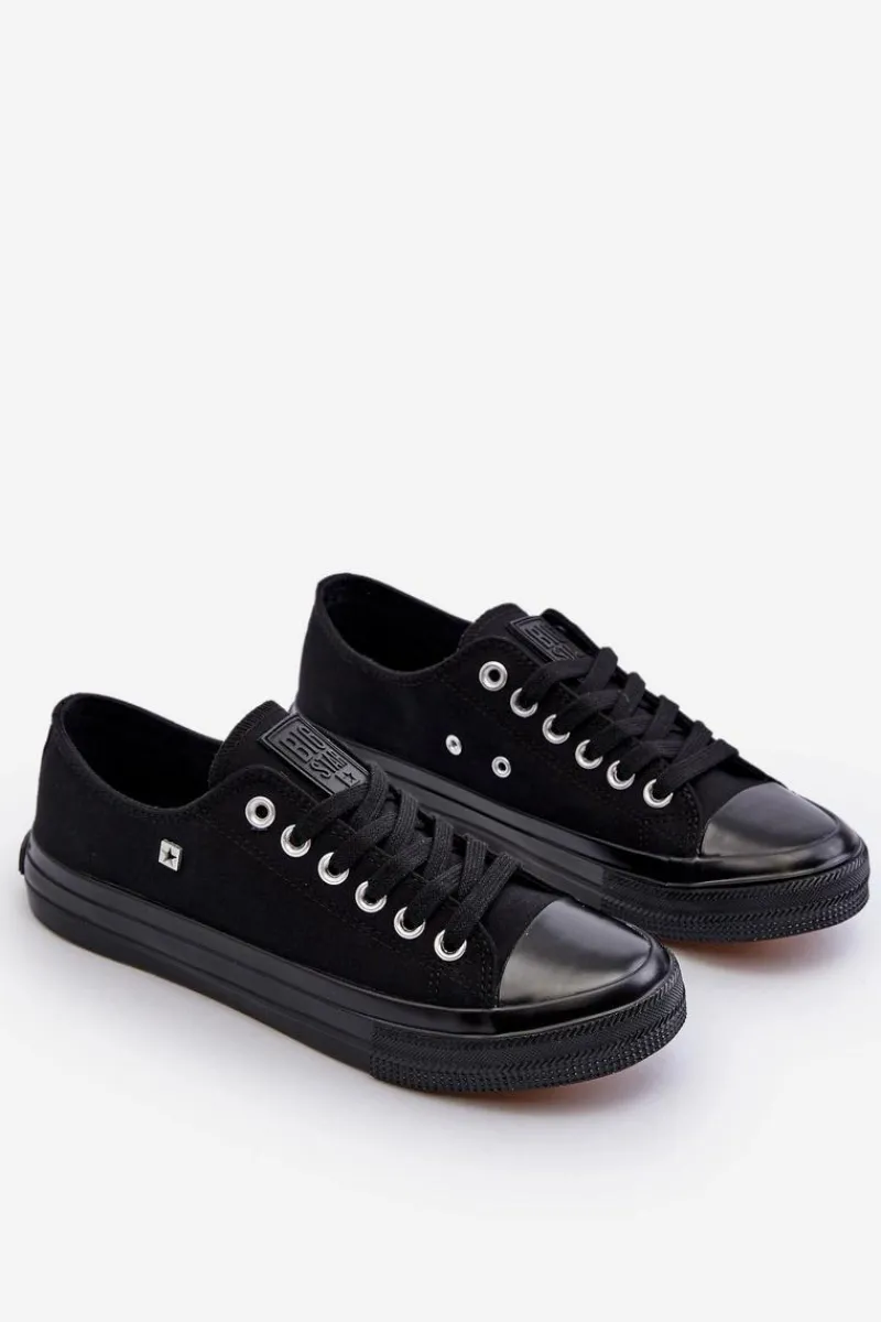 Trampki Męskie Big Star|Trampki Niskie>Big Star Shoes Trampki Męskie Niskie Big Star NN174110 Czarne Czarny