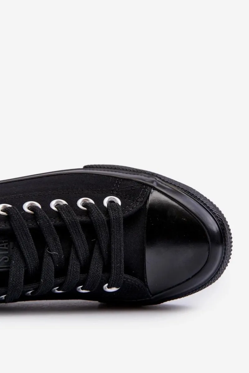 Trampki Męskie Big Star|Trampki Niskie>Big Star Shoes Trampki Męskie Niskie Big Star NN174110 Czarne Czarny