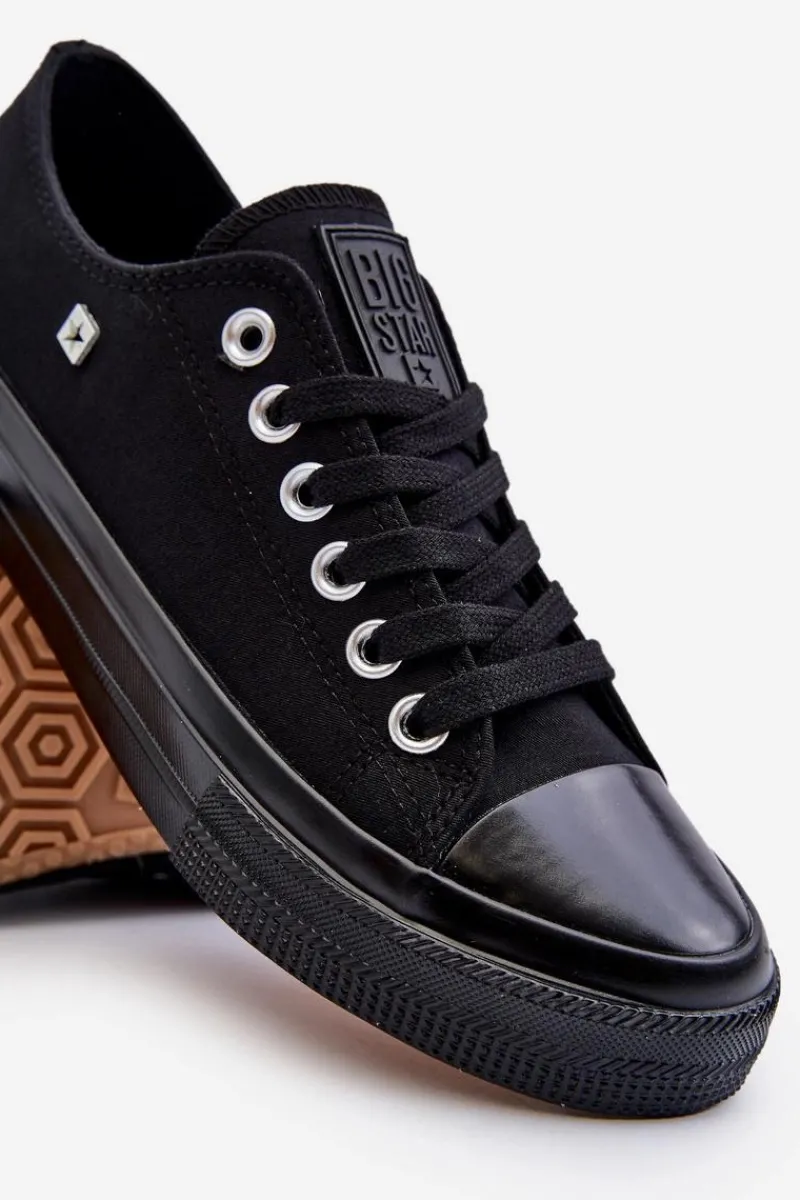 Trampki Męskie Big Star|Trampki Niskie>Big Star Shoes Trampki Męskie Niskie Big Star NN174110 Czarne Czarny