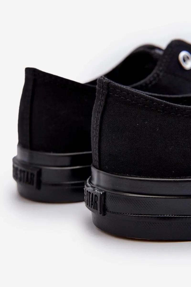 Trampki Męskie Big Star|Trampki Niskie>Big Star Shoes Trampki Męskie Niskie Big Star NN174110 Czarne Czarny