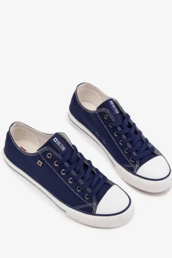 Trampki Męskie Big Star|Trampki Niskie></noscript>Big Star Shoes Trampki Męskie Niskie Materiałowe Big Star DD174503 Granatowe Niebieski