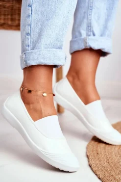 Discount Trampki Slip On Wsuwane Tenisówki Białe Justy Damskie Trampki Damskie Slip-On|Trampki Damskie Niskie