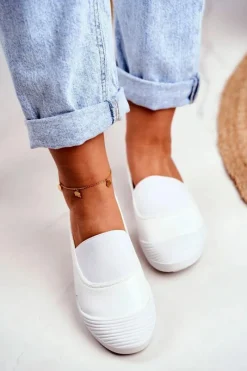 Discount Trampki Slip On Wsuwane Tenisówki Białe Justy Damskie Trampki Damskie Slip-On|Trampki Damskie Niskie