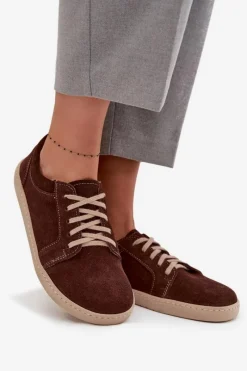 Trampki Damskie Niskie|Półbuty Skórzane><noscript><img width=