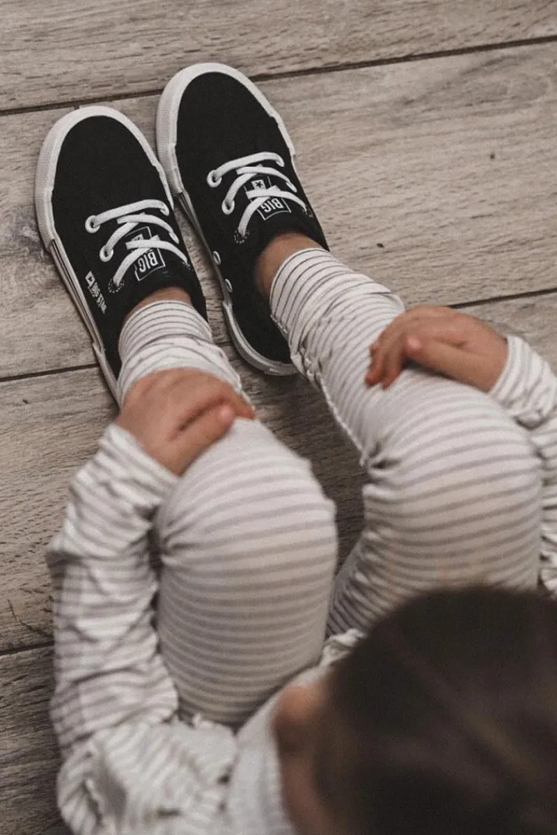 Chłopięce|Dziewczęce>Big Star Shoes Trampki Wsuwane Big Star JJ374169 Czarne