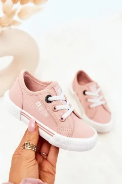 Online Big Star Shoes Trampki Wsuwane Big Star JJ374166 Jasnoróżowe