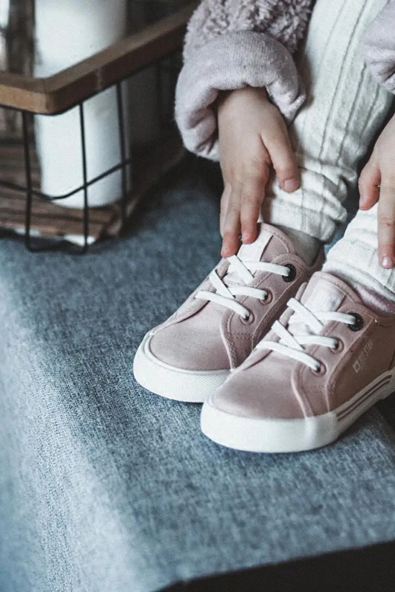 Online Big Star Shoes Trampki Wsuwane Big Star JJ374166 Jasnoróżowe