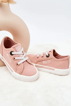 Online Big Star Shoes Trampki Wsuwane Big Star JJ374166 Jasnoróżowe