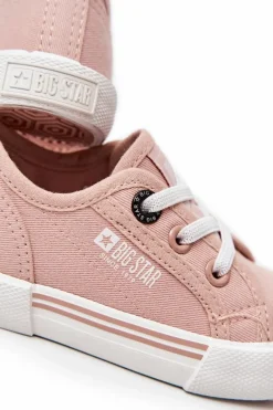 Online Big Star Shoes Trampki Wsuwane Big Star JJ374166 Jasnoróżowe