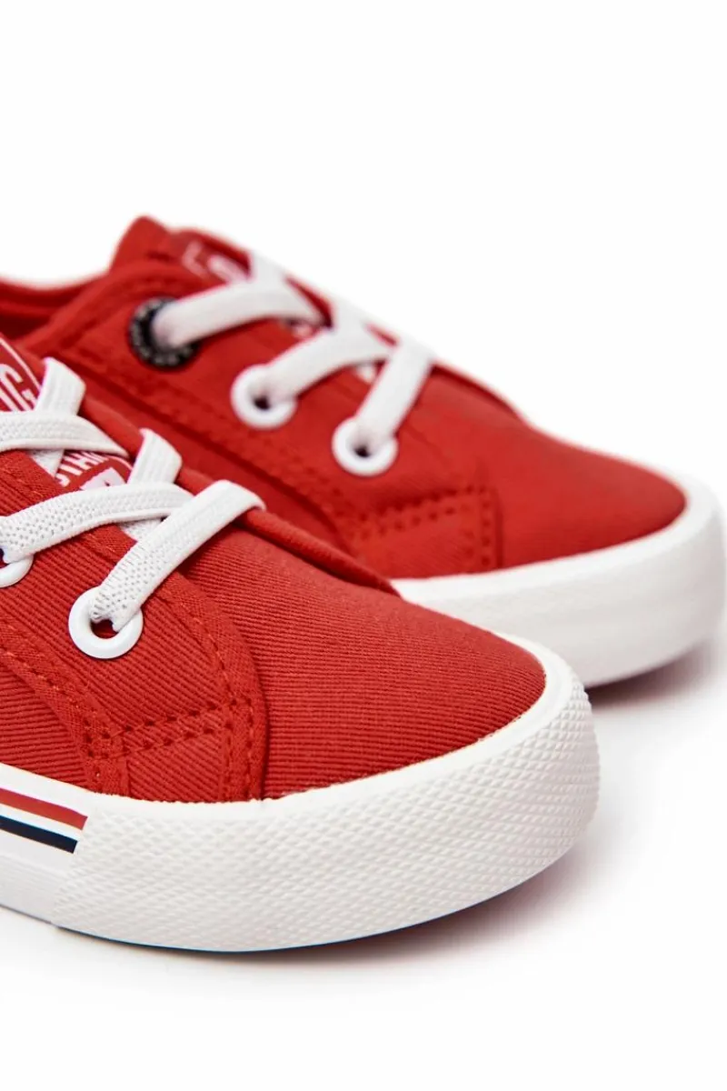 New Big Star Shoes Trampki Wsuwane Big Star JJ374167 Czerwone