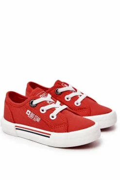 New Big Star Shoes Trampki Wsuwane Big Star JJ374167 Czerwone